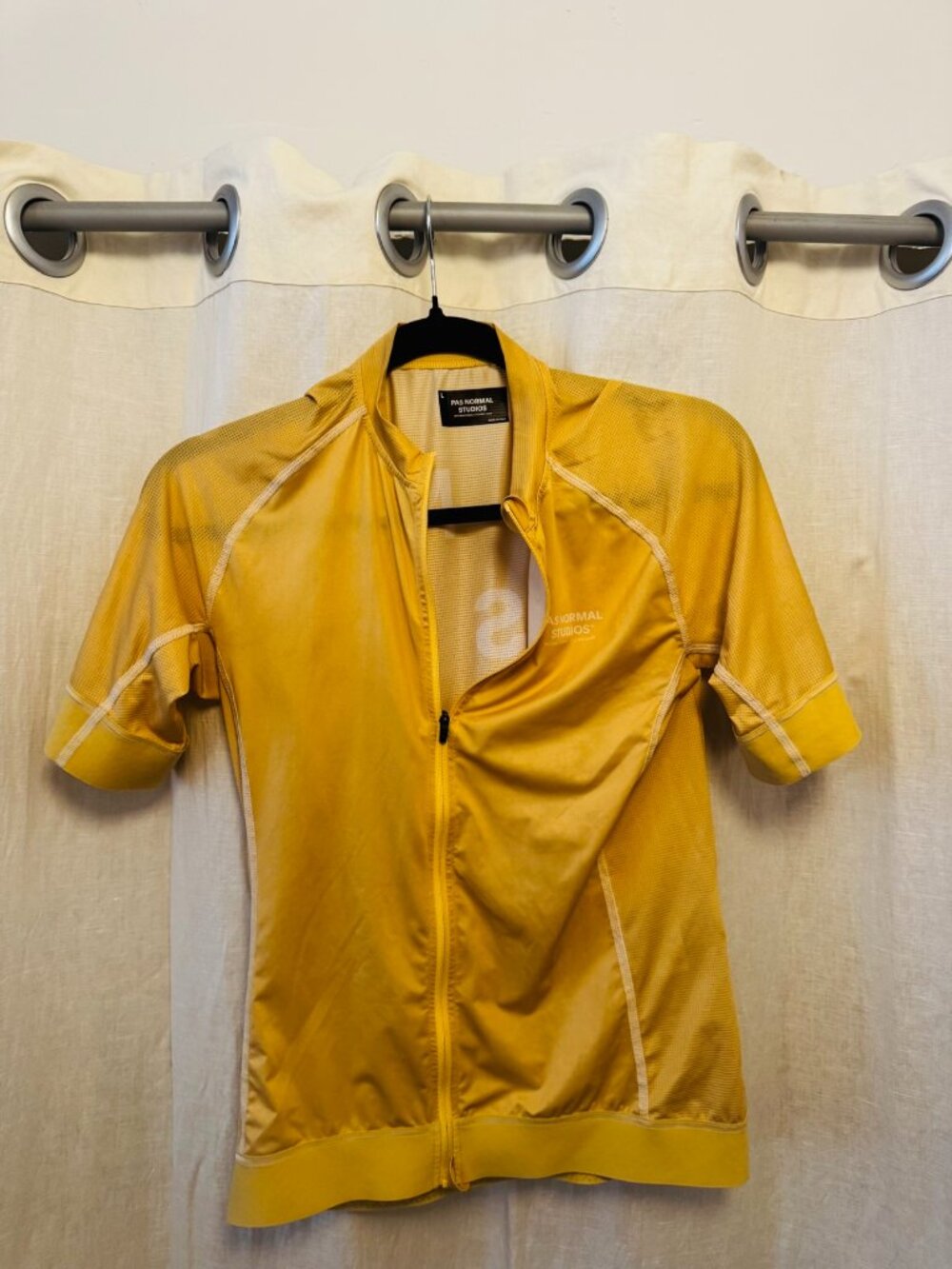 Pas Normal Studios Mechanism Jersey — Mustard Yellow, Men's L